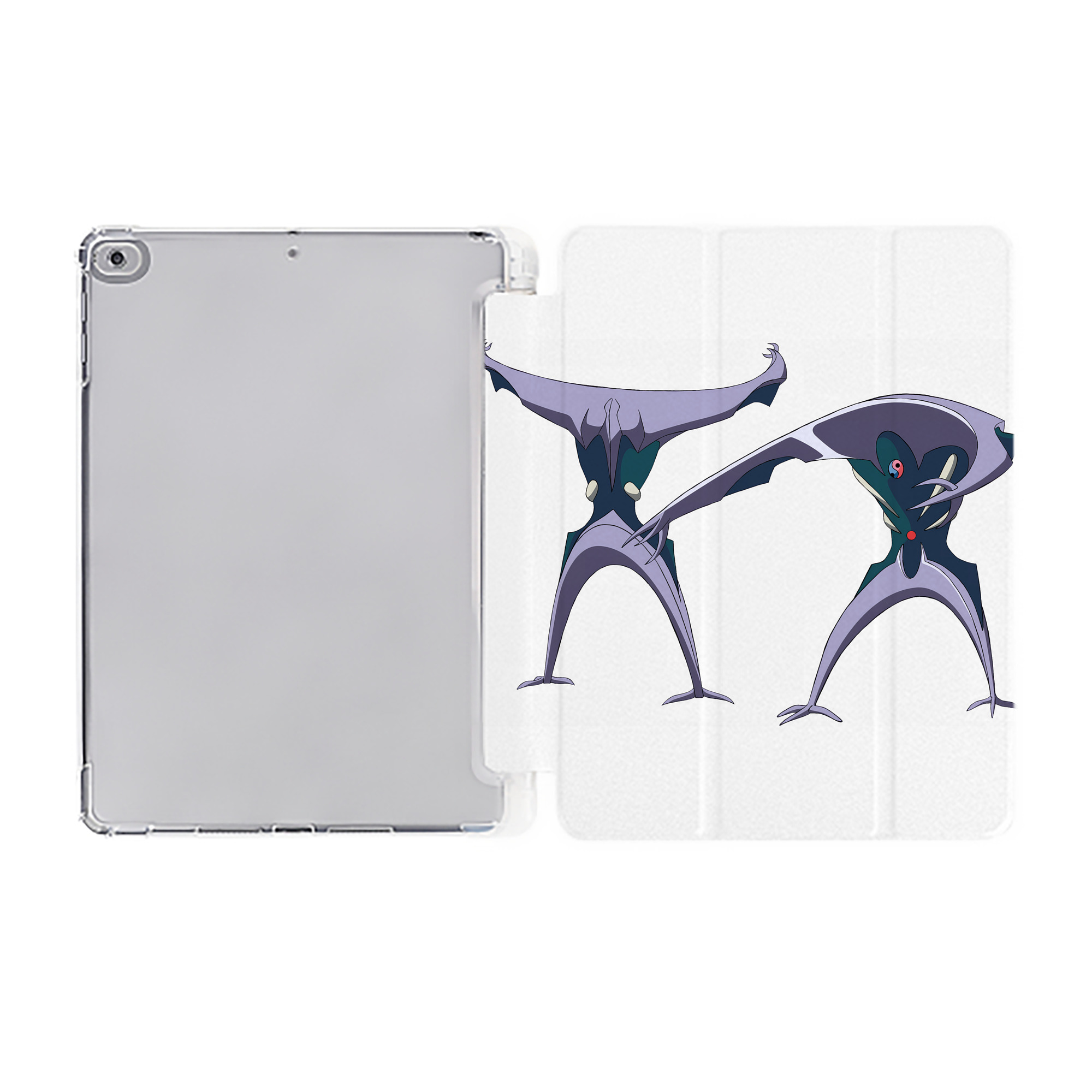 （画像用） EVA 新世紀エヴァンゲリオン IPad ケース ペン収納付き 三つ折りスタンド PUレザー×シリコン 対応機種9.5/10.5/10.9インチ